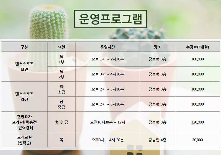 운영프로그램